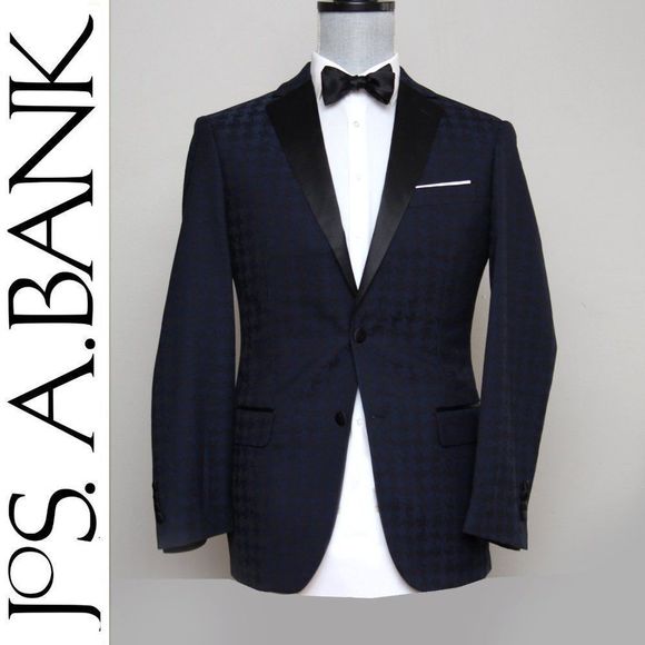 JOS A BANK Dinner Jacket 42R Blazer 2-btn Slim Fit E01085 - Picture 3 of 15
